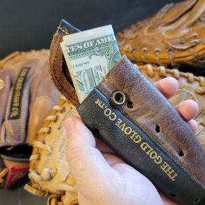 Baseball Glove Leather Coin Purse